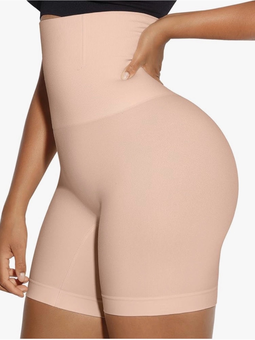 LoverBeauty Tummy Control nude HighWaisted butt lifting shapewear shorts Xs/S